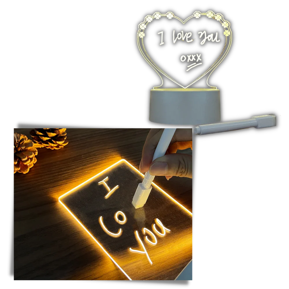 LED-tavla med penna - Bild 6