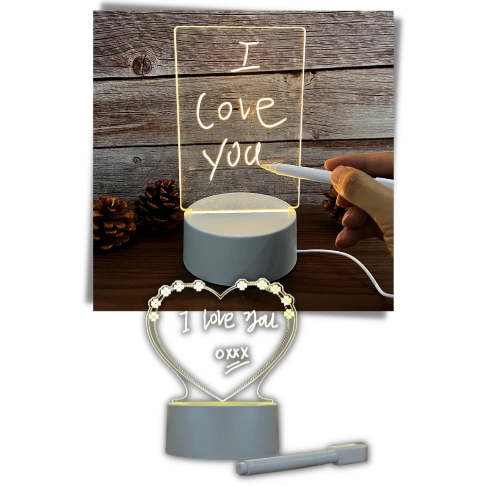 LED-tavla med penna - Bild 8