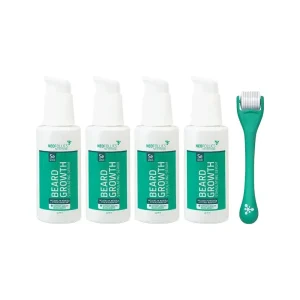 4x Neofollics beard growth serum + free beard roller