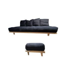Andarum futon lounge dagbädd och fotpall paketpris.