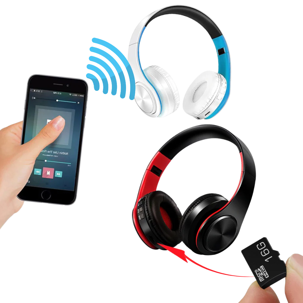 Vikbara bluetooth-hörlurar - Bild 4