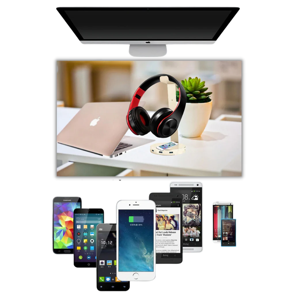 Vikbara bluetooth-hörlurar - Bild 8