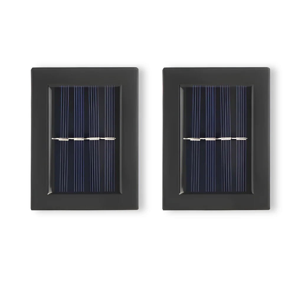 LumiSun – Solenergi Vägglampa med Dubbel Ljusspridning | Vattentät Utomhusbelysning LED IP65 - Bild 2