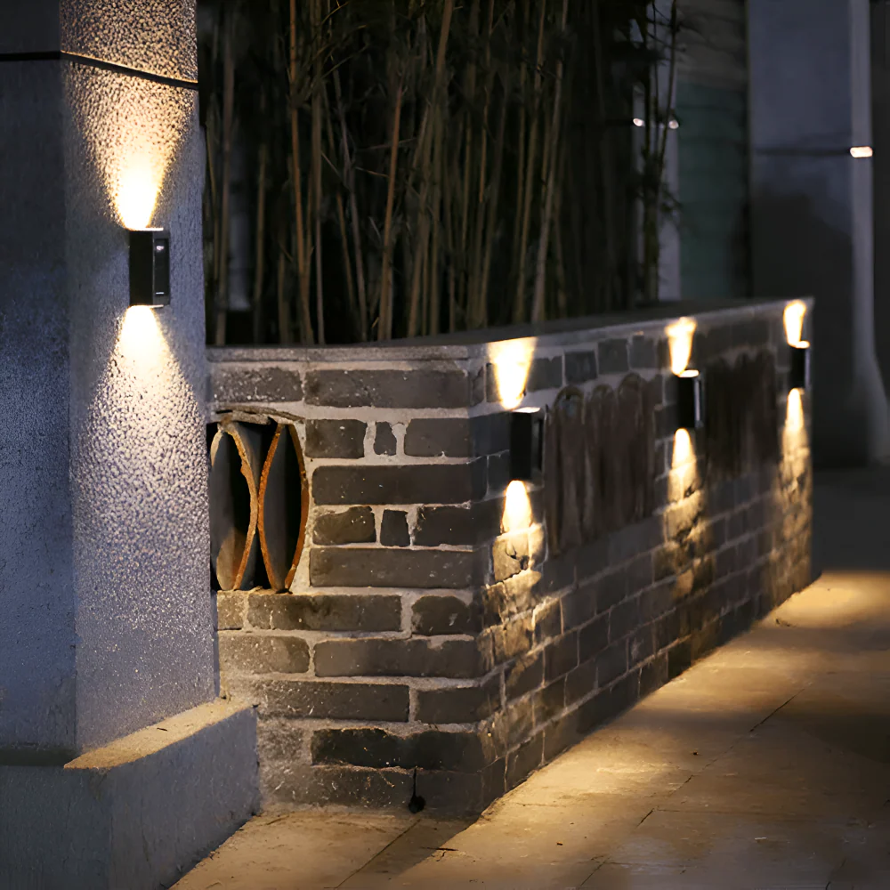 LumiSun – Solenergi Vägglampa med Dubbel Ljusspridning | Vattentät Utomhusbelysning LED IP65 - Bild 4