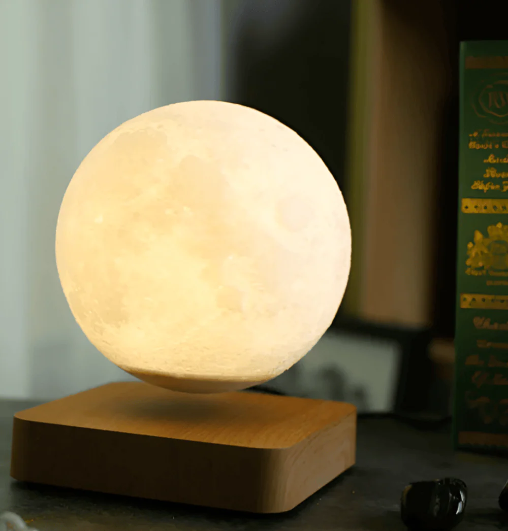 LunaLift - Beröringsstyrd Magnetisk Månlampa i 3D-Briljans - Bild 5