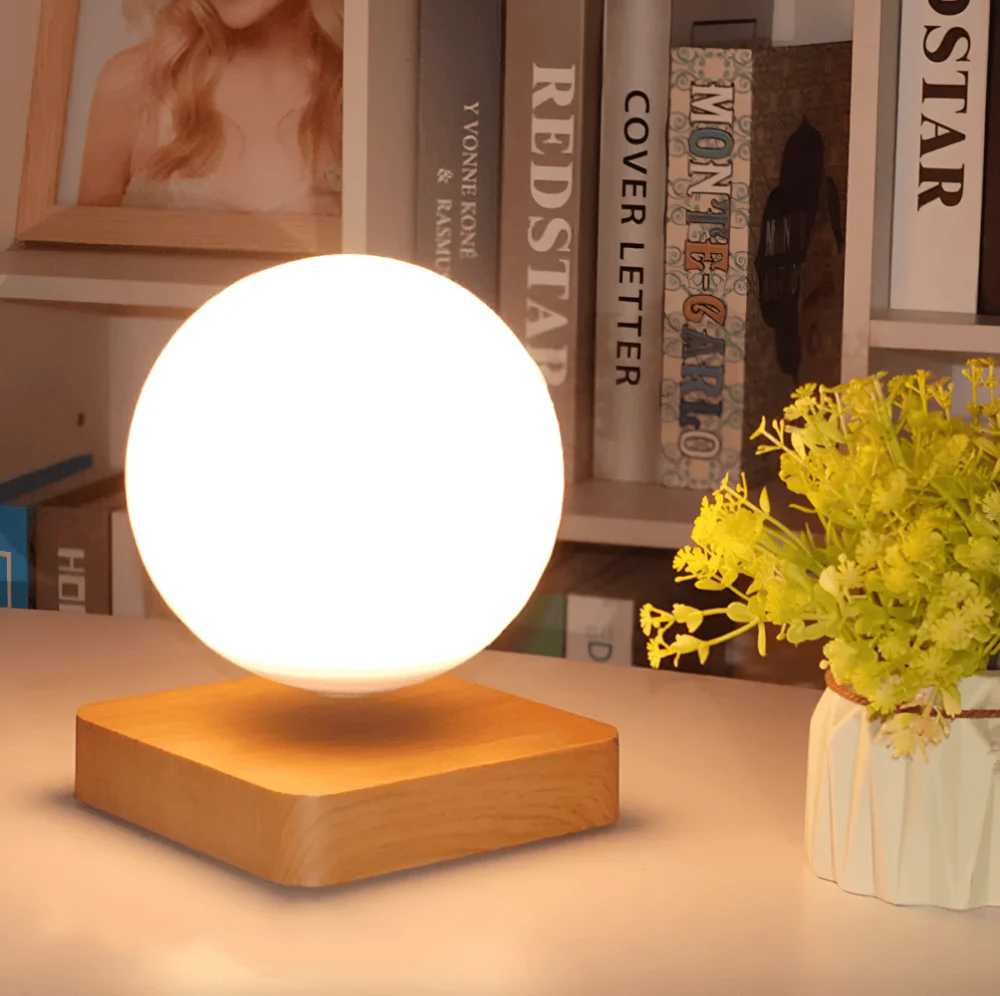 LunaLift - Beröringsstyrd Magnetisk Månlampa i 3D-Briljans - Bild 4