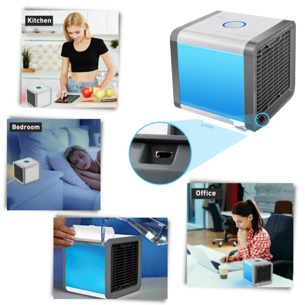Mini-luftkonditionering USB - Bild 7