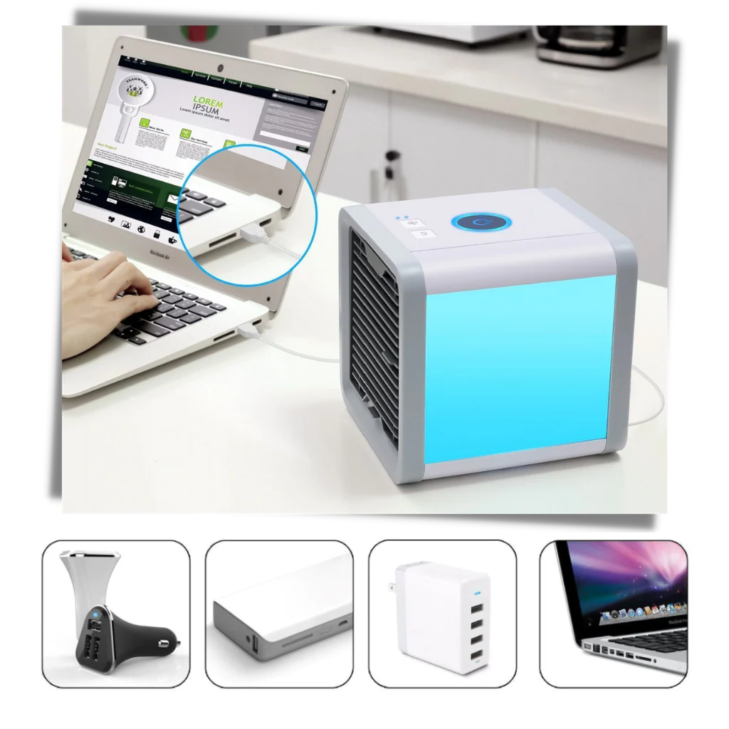 Mini-luftkonditionering USB - Bild 8