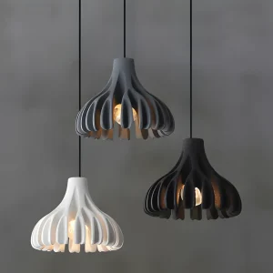 Bloomy Pendellampa - Creative Macaron Hängande Lampa Tillverkad av Harts