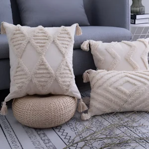 Boho Chic Kuddöverdrag – Ibiza Inspirerad Inredning med Det Lilla Extra