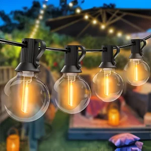 ElectriBulb Ljusgirland - G40 Globe Utomhusbelysning - IP44 & Bruchsäker Trädgårdsbelysning