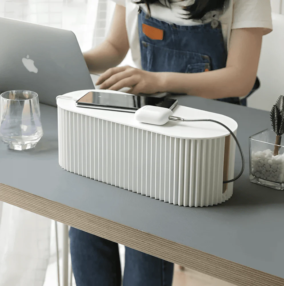 Hid Kabelbox - Minimalistisk Macaron-Förvaring - Laddnings- och Kabelorganisatör - Bild 4