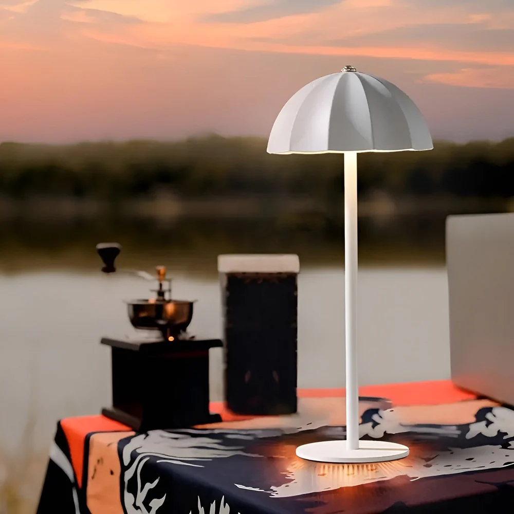 Umbri Light - Portabel, Beröringsstyrd LED-Paraplylampa - Bild 6