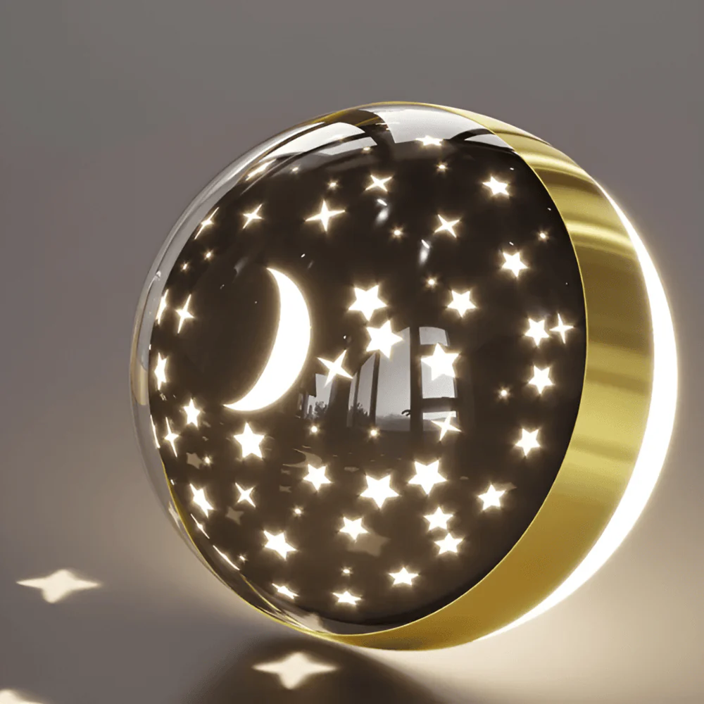 CosmoDream – Astronaut Vägglampa med Stjärnprojektor för Barn - Bild 8