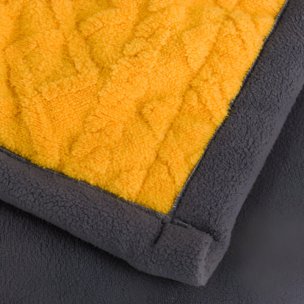 DualWeave CozyPläd – Dubbelvävd Mikrofiberfleecefilt för Varm Komfort - Bild 5