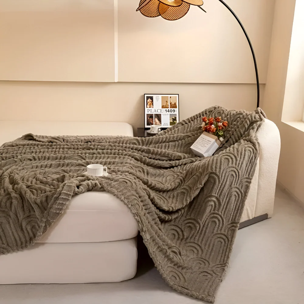 Plush Samt Arkitekturdesign Mysfilt för ultimat komfort - Bild 2