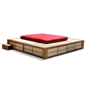 Podio sängram och tatami golv platform
