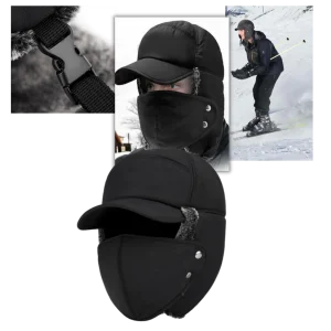 Unisex öron- och ansiktsskydd med hatt