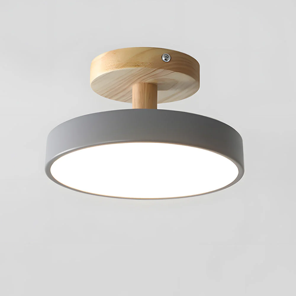 Nörd – Scandinavische Plafondlamp met Houten Basis & Zacht Pastel Design - Bild 8