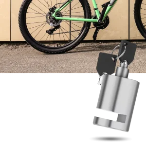 Aluminiumförstärkt stöldskyddslås till motorcykel