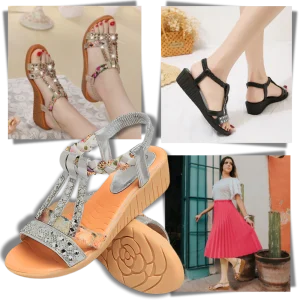 Eleganta ortopediska boho-sandaler