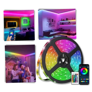 Energieffektiv RGB LED remsa