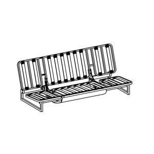 Fraction futonunderrede 140x200cm eller 120x200cm