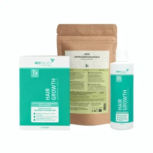 Neofollics Shampoo + Tablets & MSM Powder