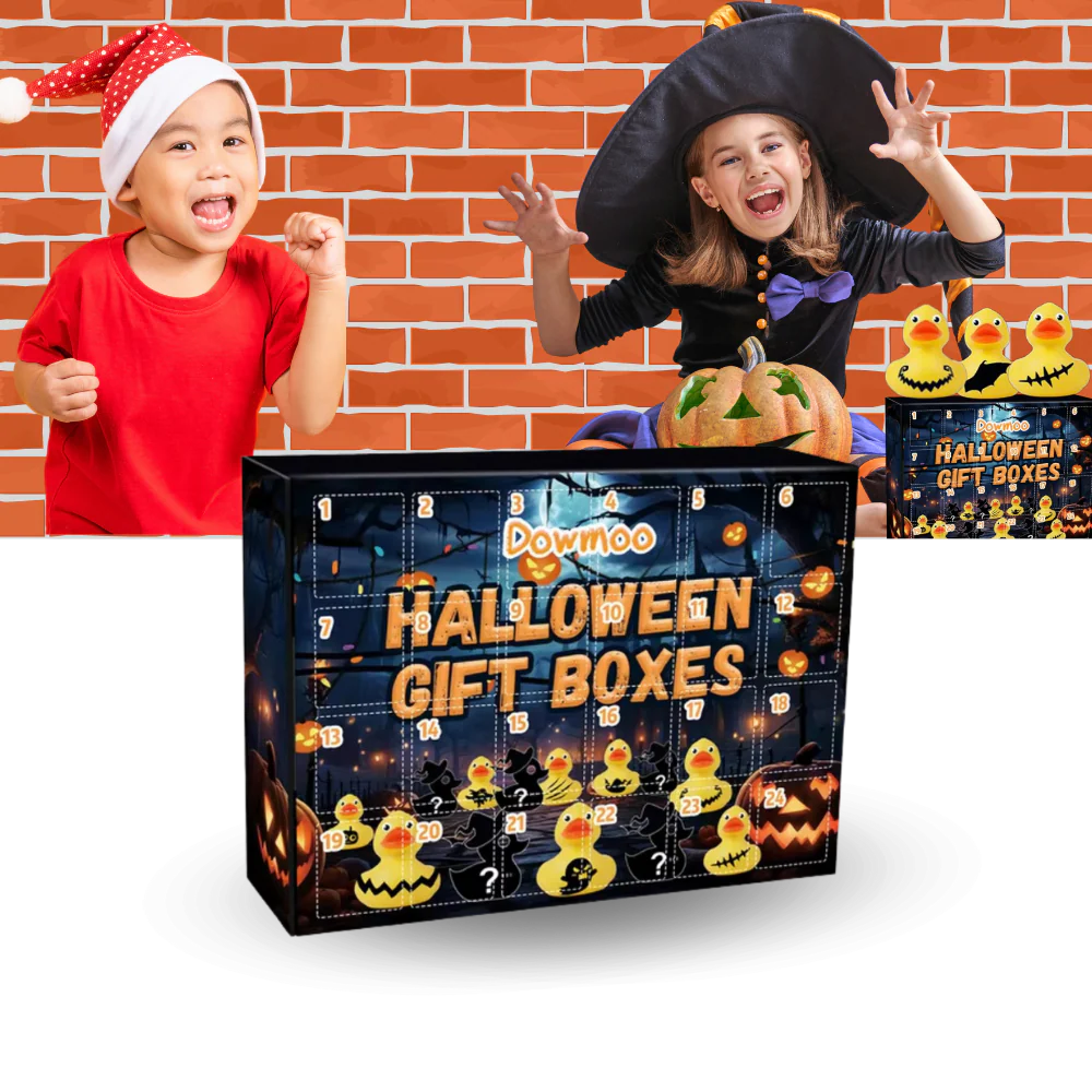 Halloween- och julinspirerad ank-adventskalender