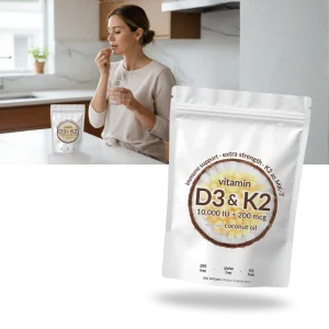 Högdoserade D3 & K2 mjukgelkapslar
