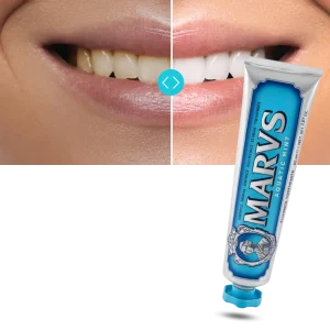 Minttandkräm för vitare tänder