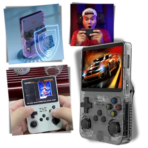 Retro handhållen konsol