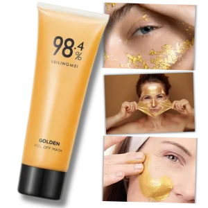 Guld peel off mask med porrengöring
