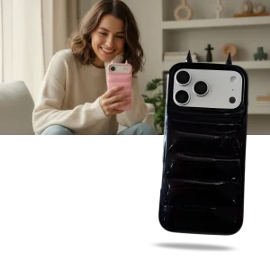 Vadderat mobilskal med horn