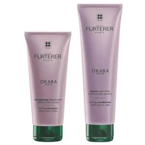René Furterer Okara Silver silver shampoo + conditioner