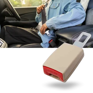 Säker låsbar säkerhetsbältesförlängare