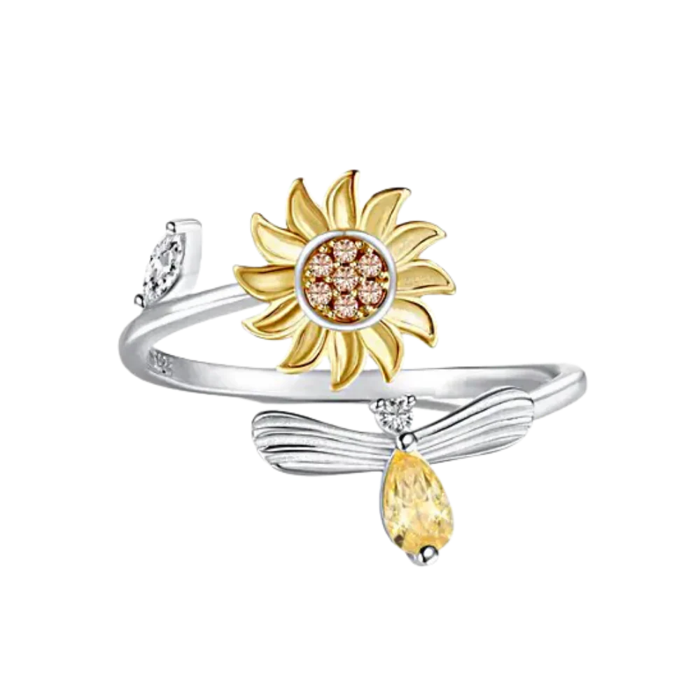 Fidget-ring solros - Bild 3