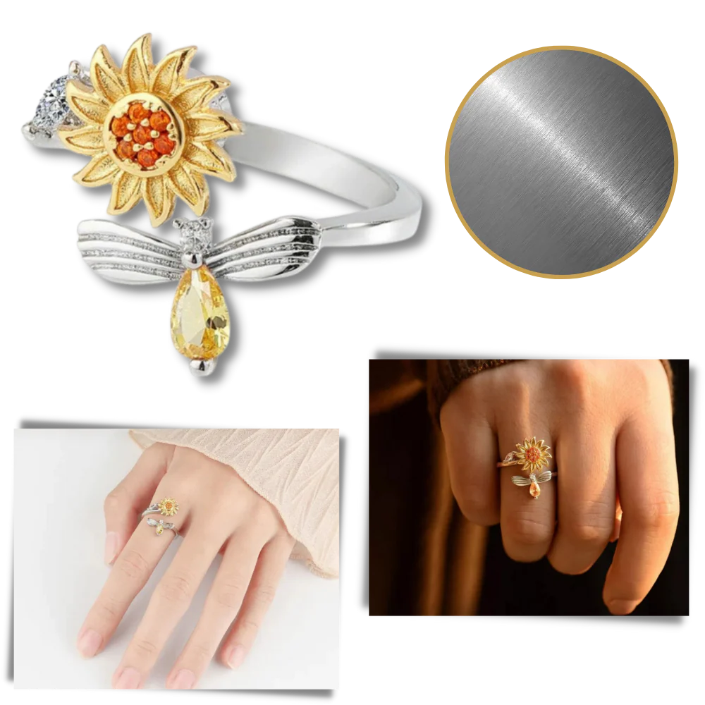 Fidget-ring solros - Bild 6